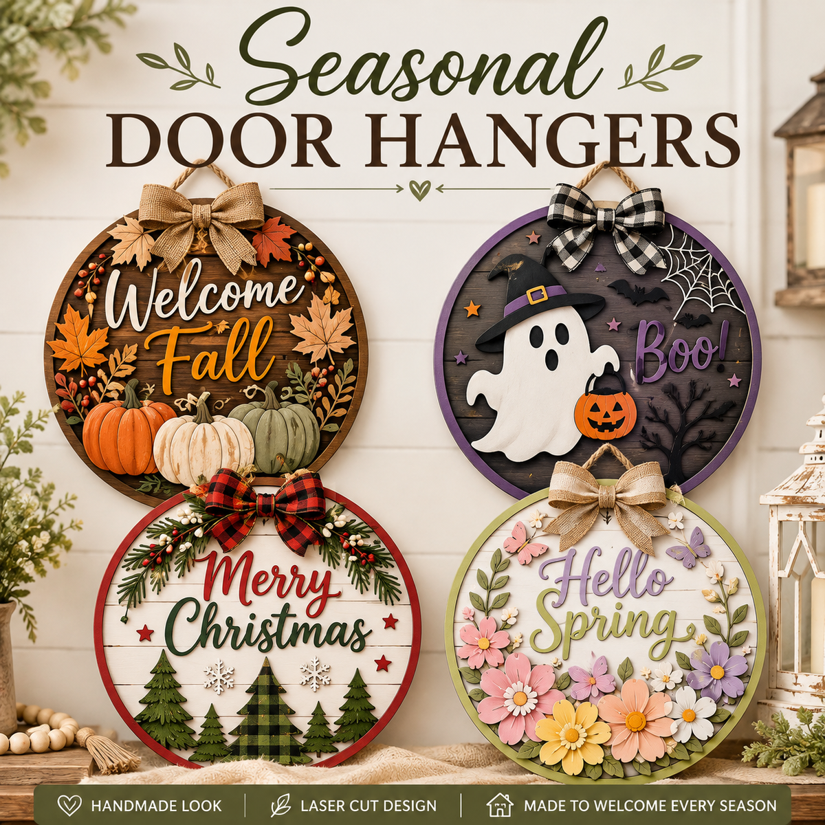SEASONAL DOOR HANGERS