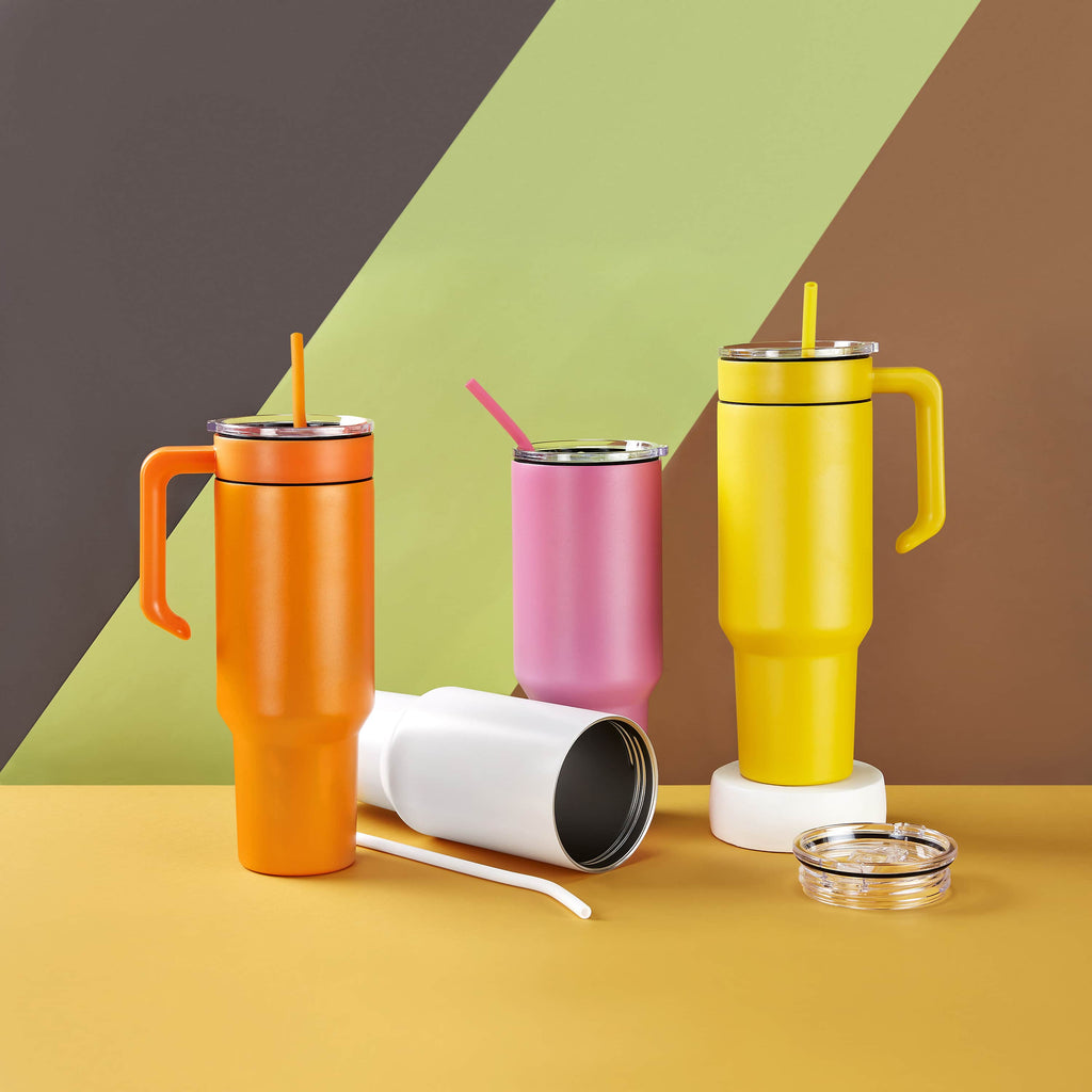 40oz Tumbler with Handle CUSTOMIZABLE