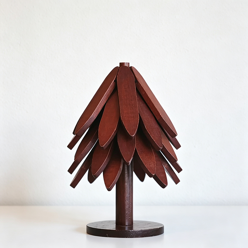 CouldNook Wooden Tree Trivet, 2‑in‑1 Kitchen Table Decor
