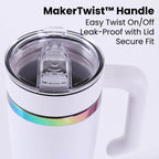 20oz Electroplated Tumbler with Handle
