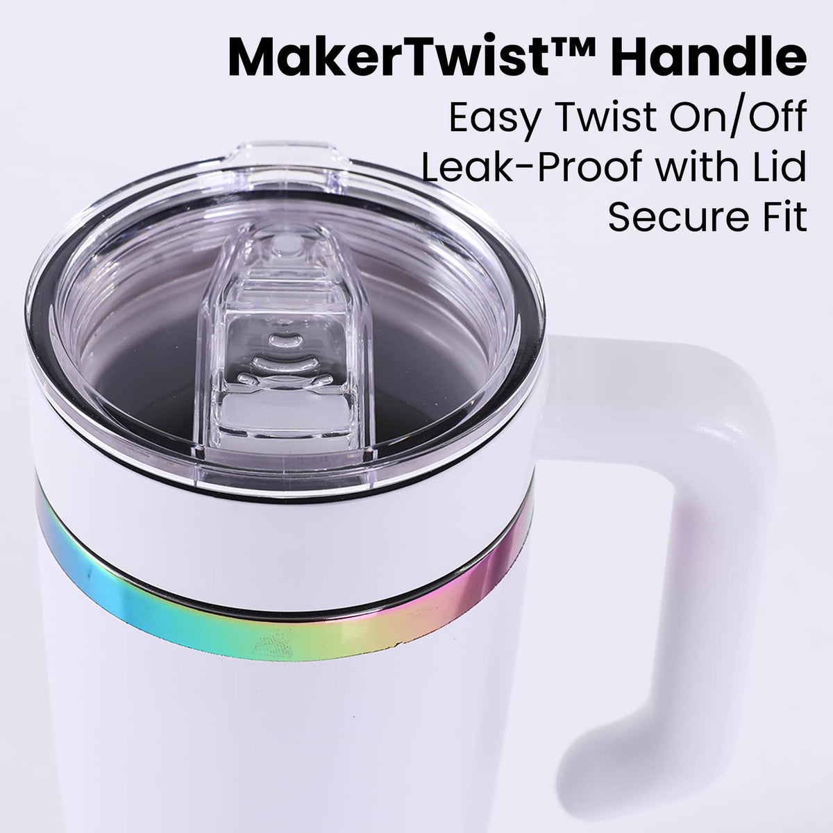 20oz Electroplated Tumbler with Handle