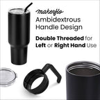 40oz Tumbler with Handle CUSTOMIZABLE