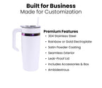 20oz Electroplated Tumbler with Handle