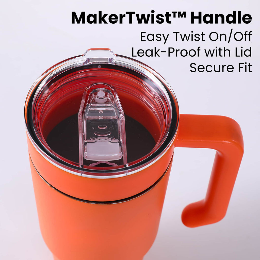 40oz Tumbler with Handle CUSTOMIZABLE