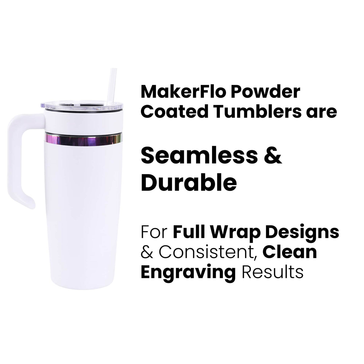 20oz Electroplated Tumbler with Handle