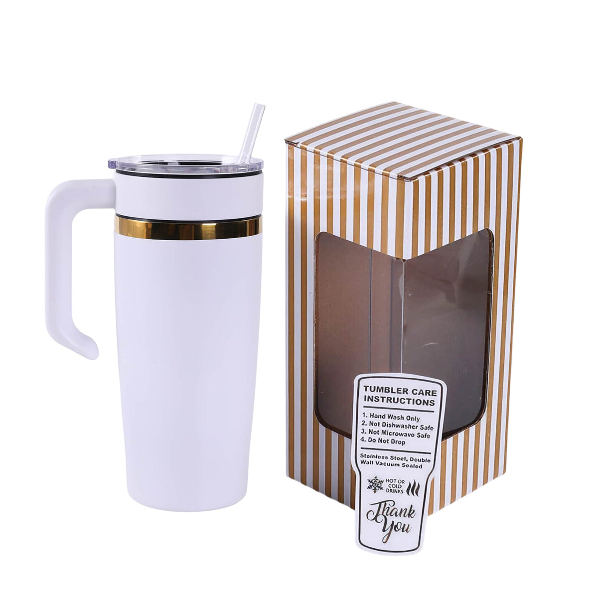 20oz Electroplated Tumbler with Handle