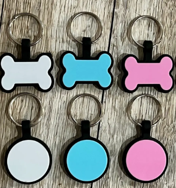 Dual Sided Silicone ID Tag