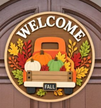FALL TRUCK DOOR HANGER 18"