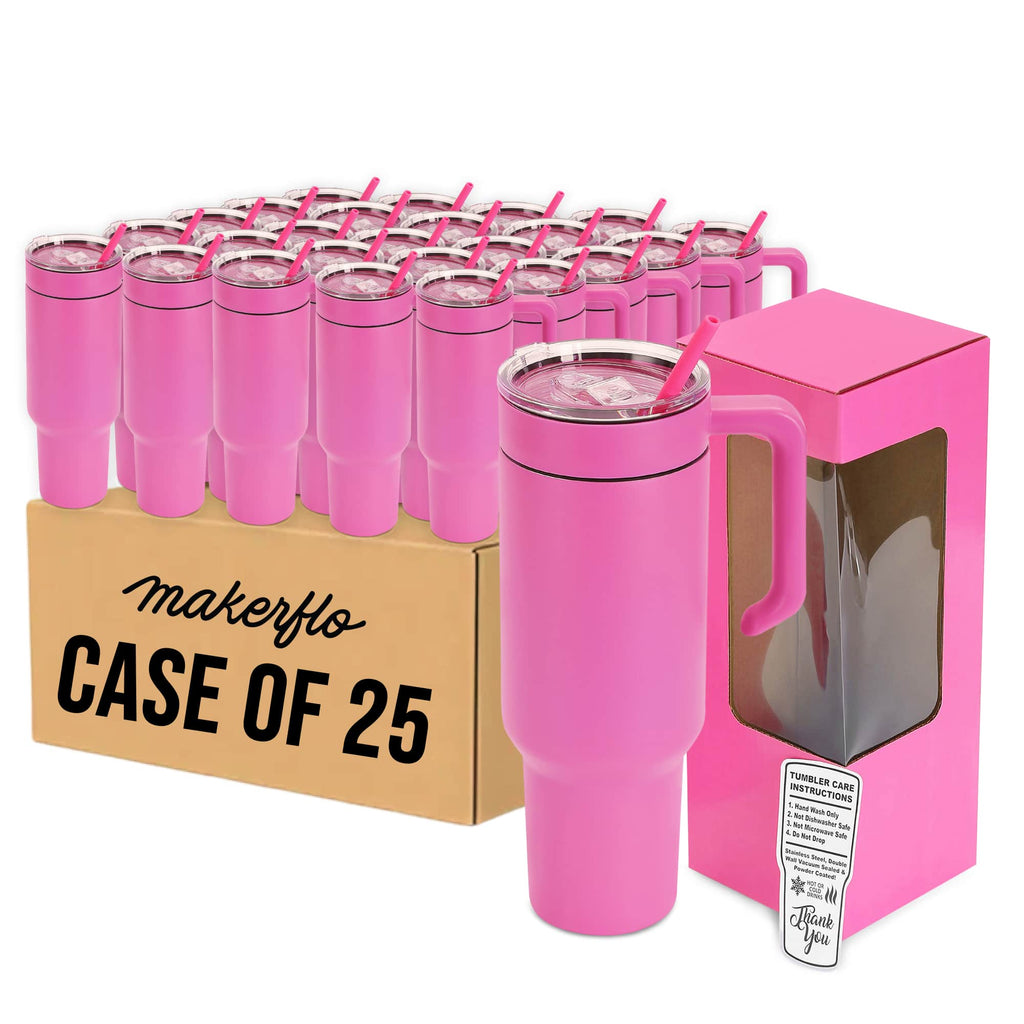 40oz Tumbler with Handle CUSTOMIZABLE