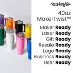 40oz Tumbler with Handle CUSTOMIZABLE